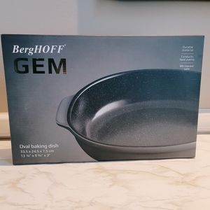 BergHOFF 13" Oval Non-stick Baking Dish Gem Collection; NIB
